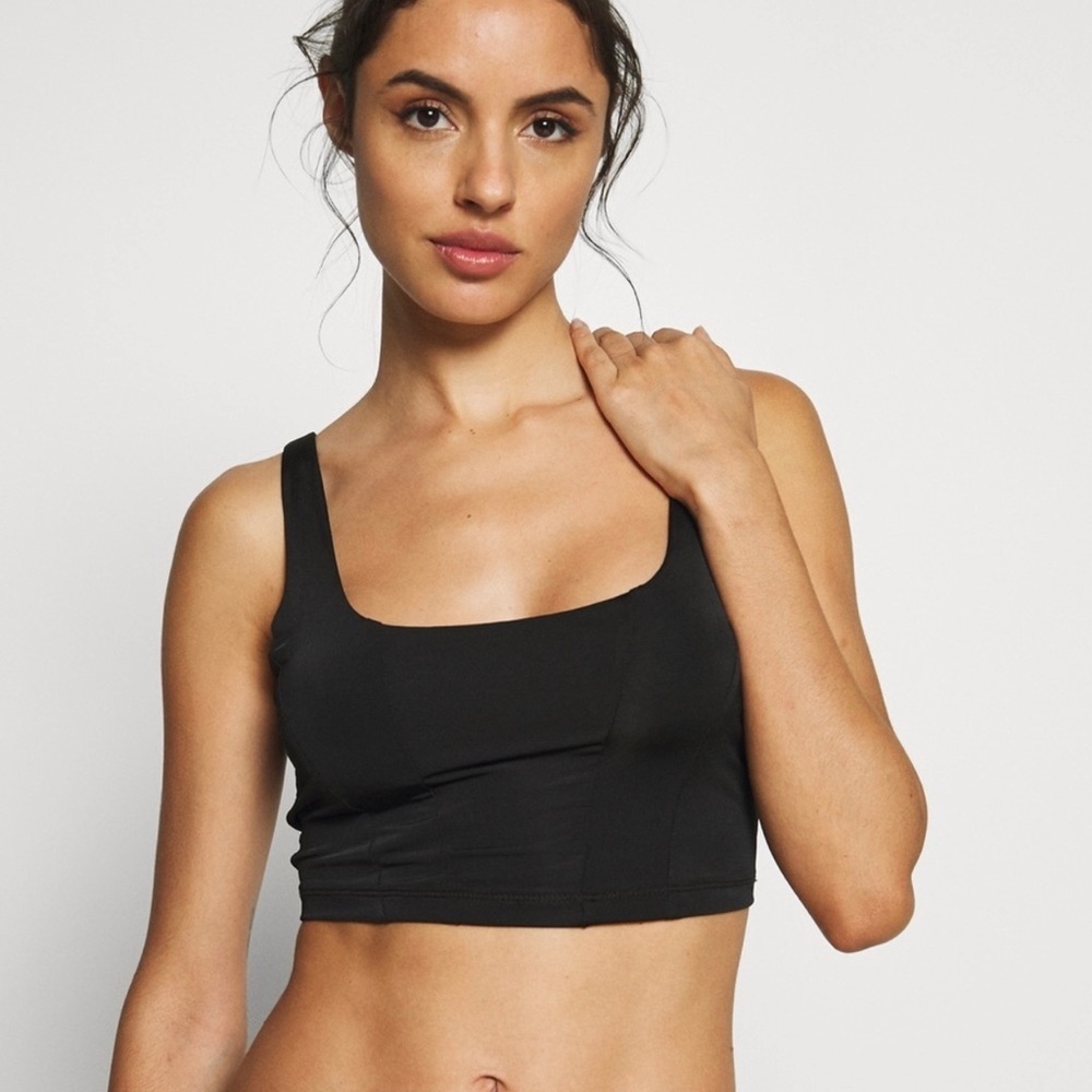 NWT Intimately Free People black be-cool brami size S stretchy, comfy cool top